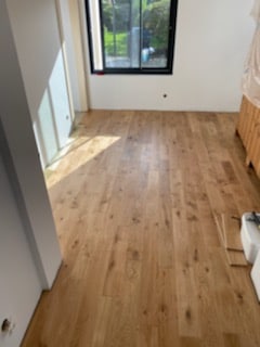 pose de parquet massif colle carantec 2 -